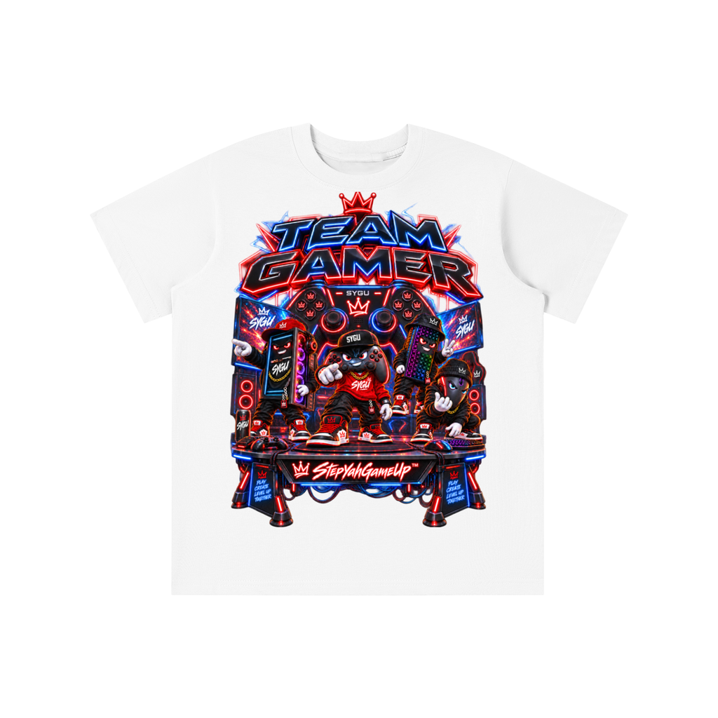 StepYahGameUp™ Team Gamer Graphic T-Shirt - Youth Unisex Tee