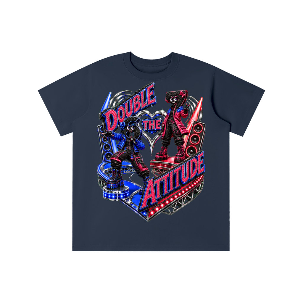 6-7 Street Mode™ Double the Attitude Graphic T-Shirt - Youth Unisex Tee