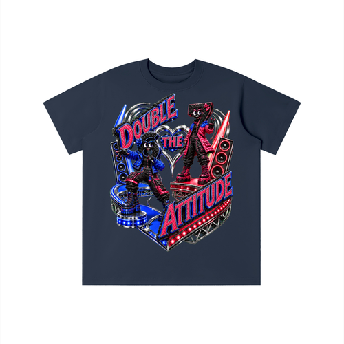 6-7 Street Mode™ Double the Attitude Graphic T-Shirt - Youth Unisex Tee
