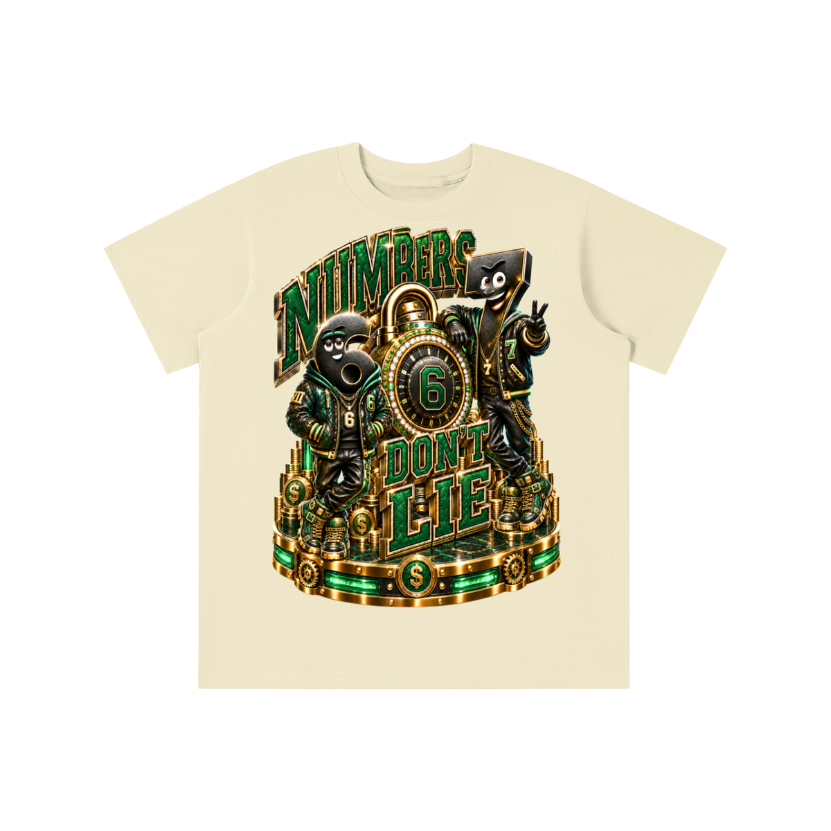 6-7 Street Mode™ Numbers Don’t Lie Graphic T-Shirt - Youth Unisex Tee
