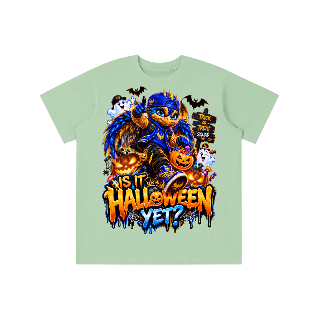 Halloween Owl Trick-or-Treat Graphic T-Shirt - Is It Halloween Yet? - Youth Unisex Tee