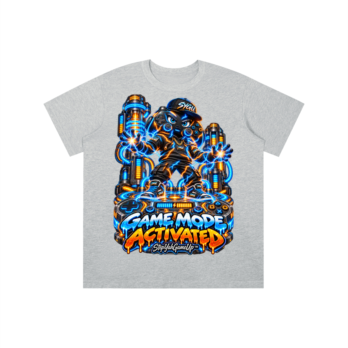 StepYahGameUp™ Game Mode Activated Graphic T-Shirt - Youth Unisex Tee