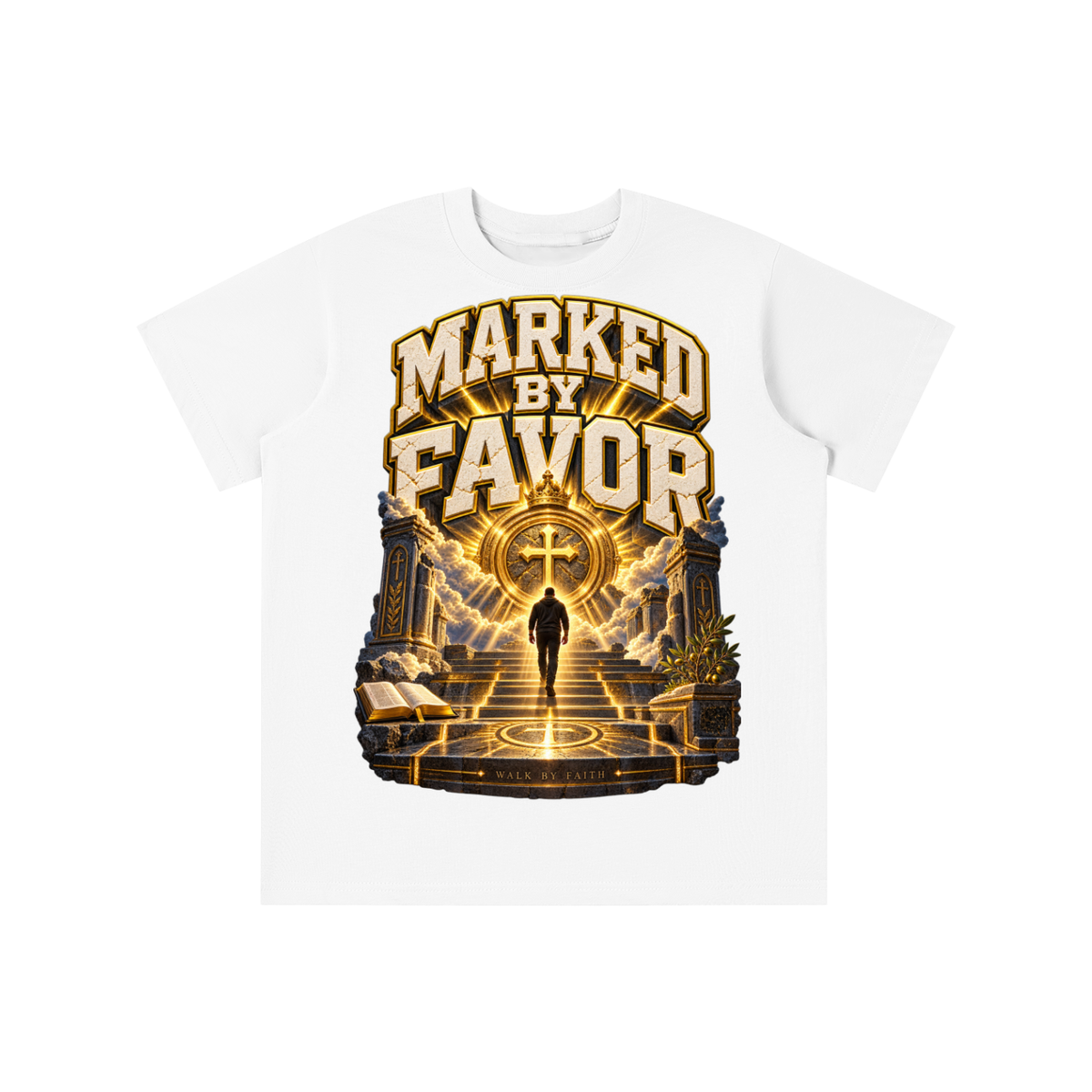Walk by Faith™ Marked by Favor Graphic T-Shirt - Youth Unisex Tee