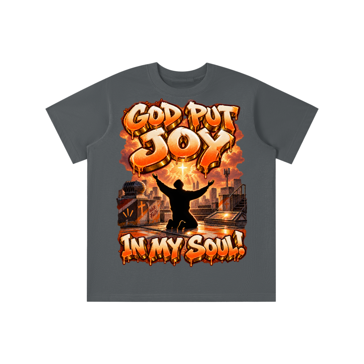 Walk by Faith™ God Put Joy in My Soul Graphic T-Shirt - Youth Unisex Tee