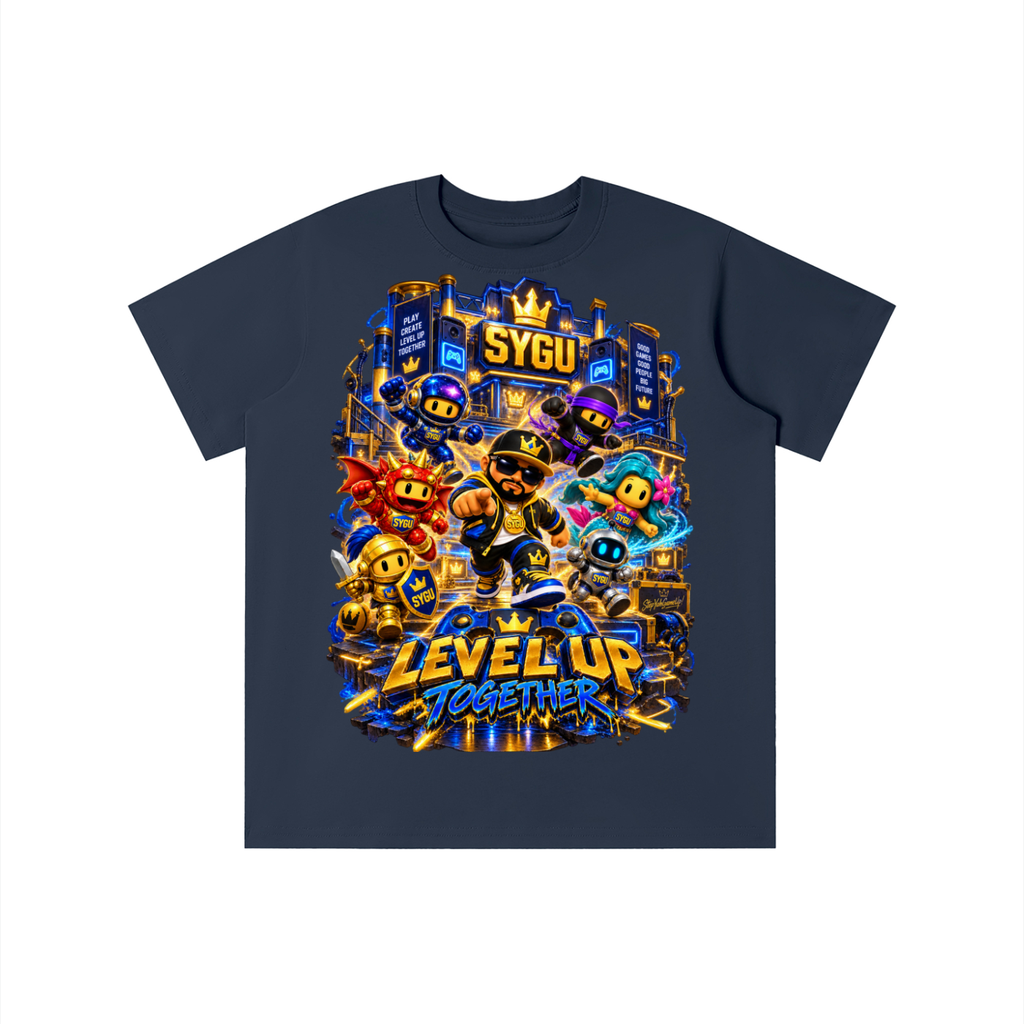 StepYahGameUp™ Level Up Together Graphic T-Shirt - Youth Unisex Tee