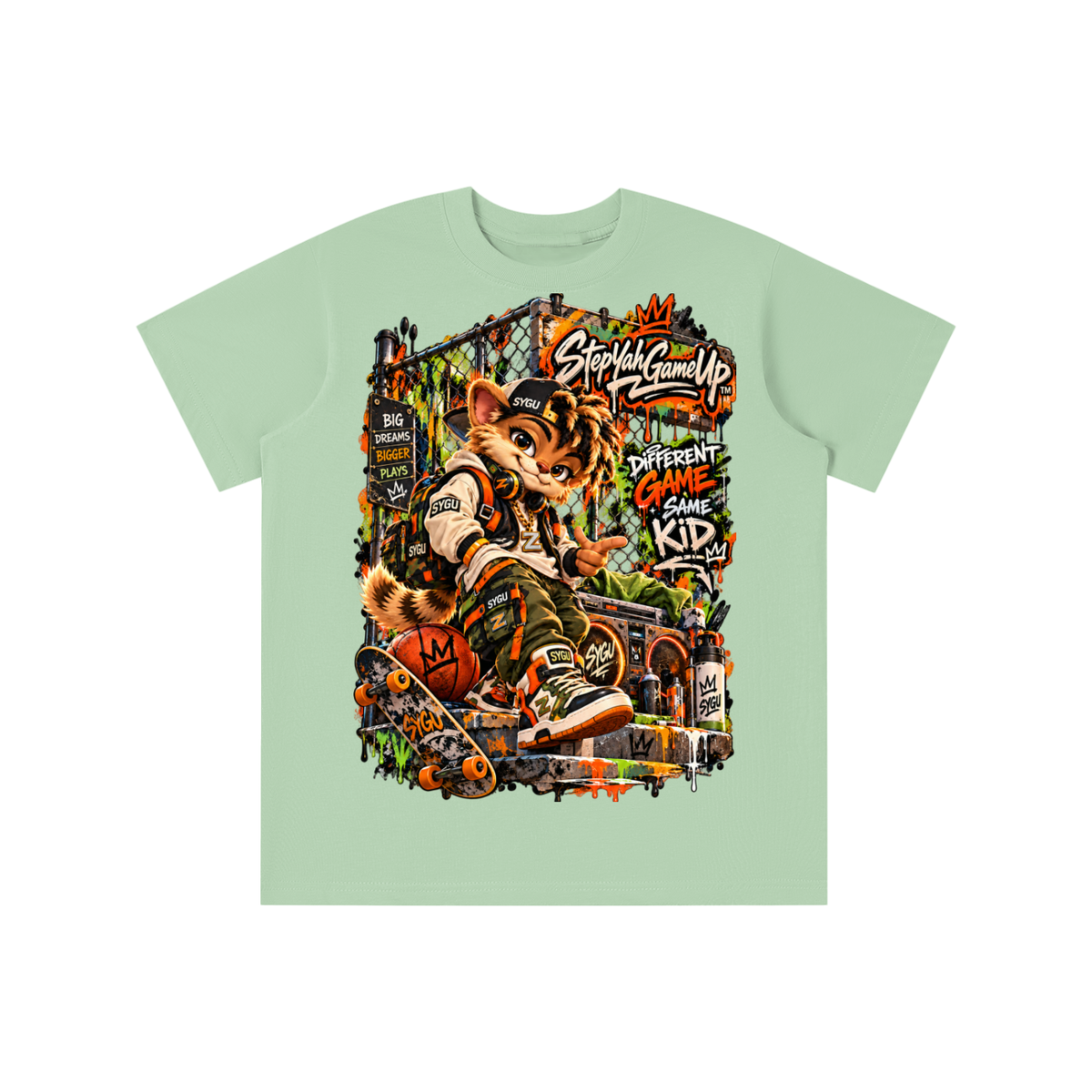 StepYahGameUp™ Different Game Same Kid Graphic T-Shirt - Youth Unisex Tee