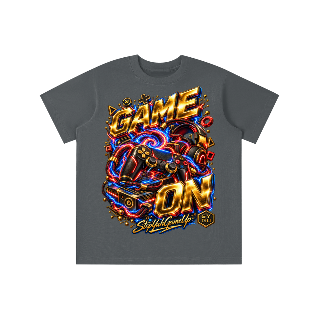 StepYahGameUp™ Game On Graphic T-Shirt - Youth Unisex Tee