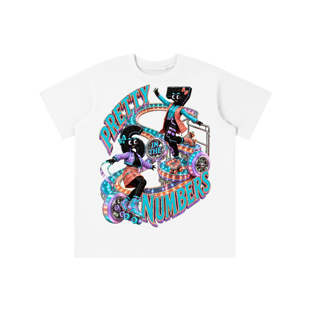 6-7 Street Mode™ Pretty in the Numbers Graphic T-Shirt - Youth Unisex Tee