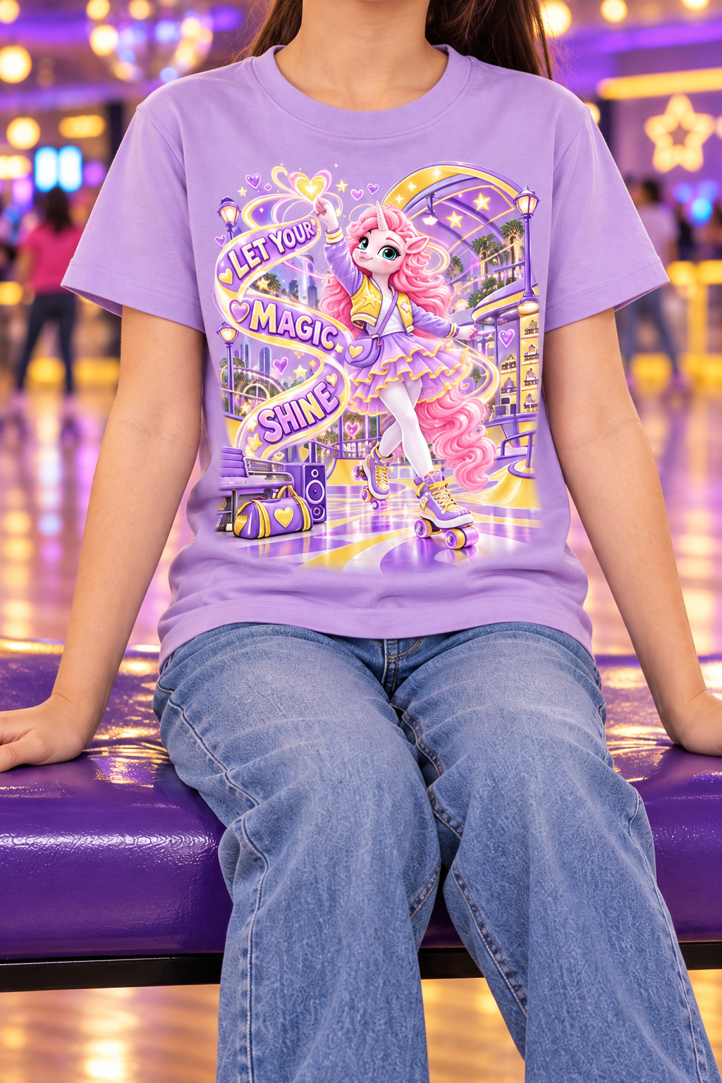 Umyrica Magical Collection™ Let Your Magic Shine Graphic T-Shirt - Youth Unisex Tee