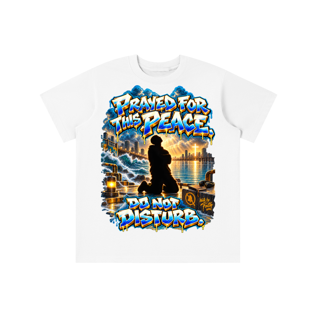 Walk by Faith™ Prayed for This Peace Graphic T-Shirt - Do Not Disturb - Youth Unisex Tee