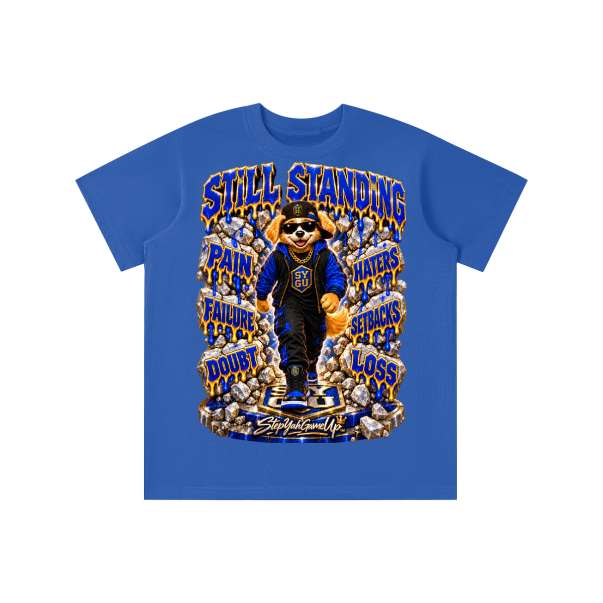 StepYahGameUp™ Still Standing Graphic T-Shirt - Youth Unisex Tee