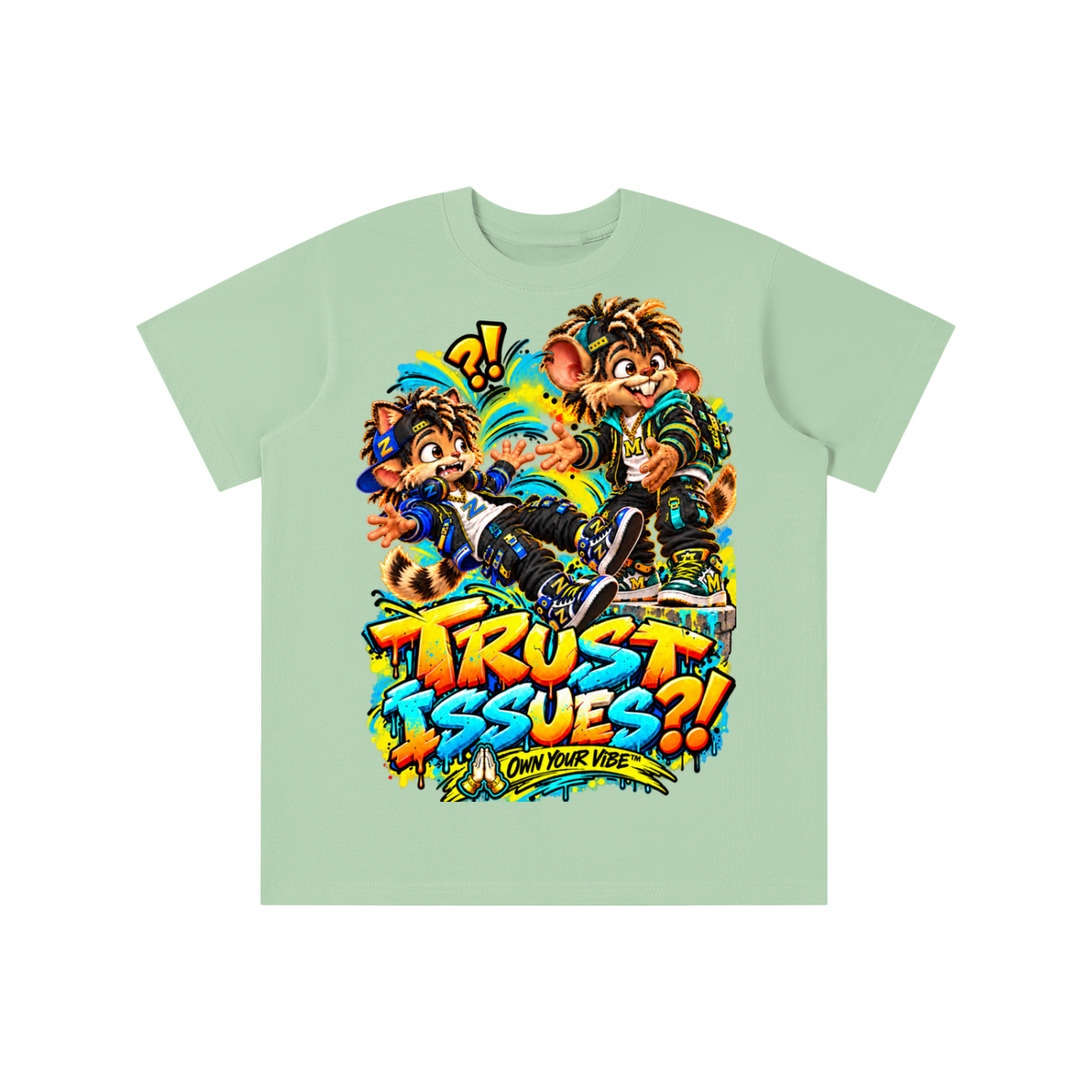 Own Your Vibe™ Trust Issues?! Graphic T-Shirt - Youth Unisex Tee