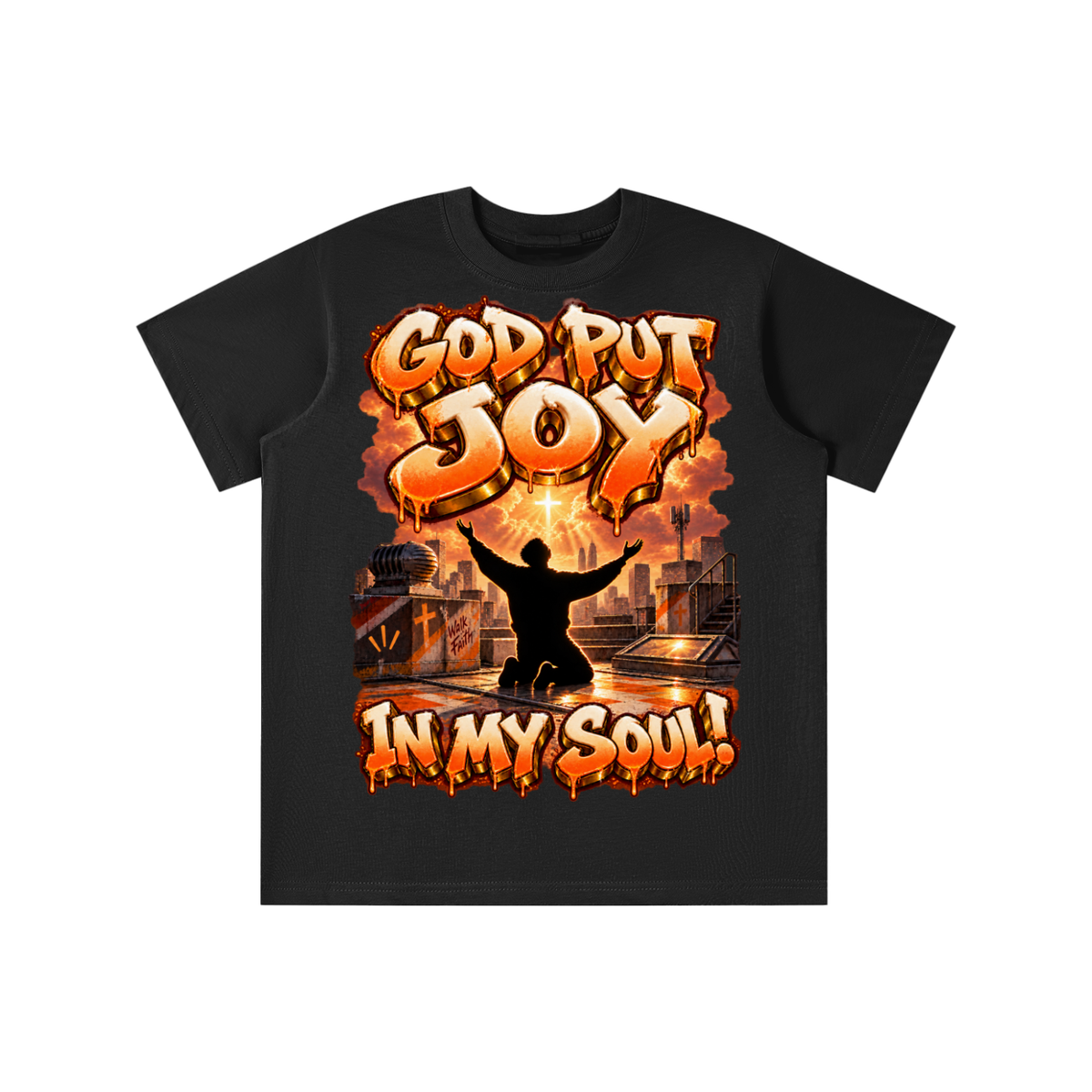 Walk by Faith™ God Put Joy in My Soul Graphic T-Shirt - Youth Unisex Tee