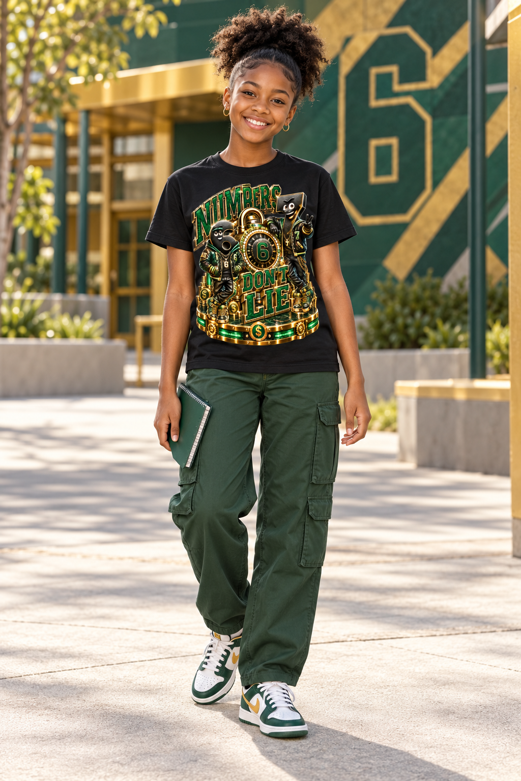 6-7 Street Mode™ Numbers Don’t Lie Graphic T-Shirt - Youth Unisex Tee