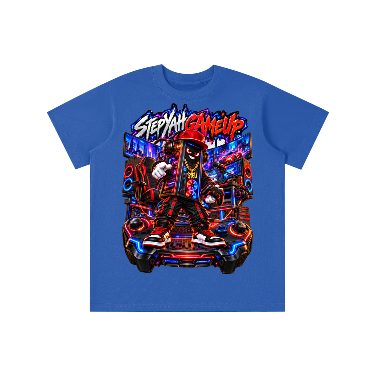 StepYahGameUp™ PC Tower Graphic T-Shirt - Youth Unisex Tee
