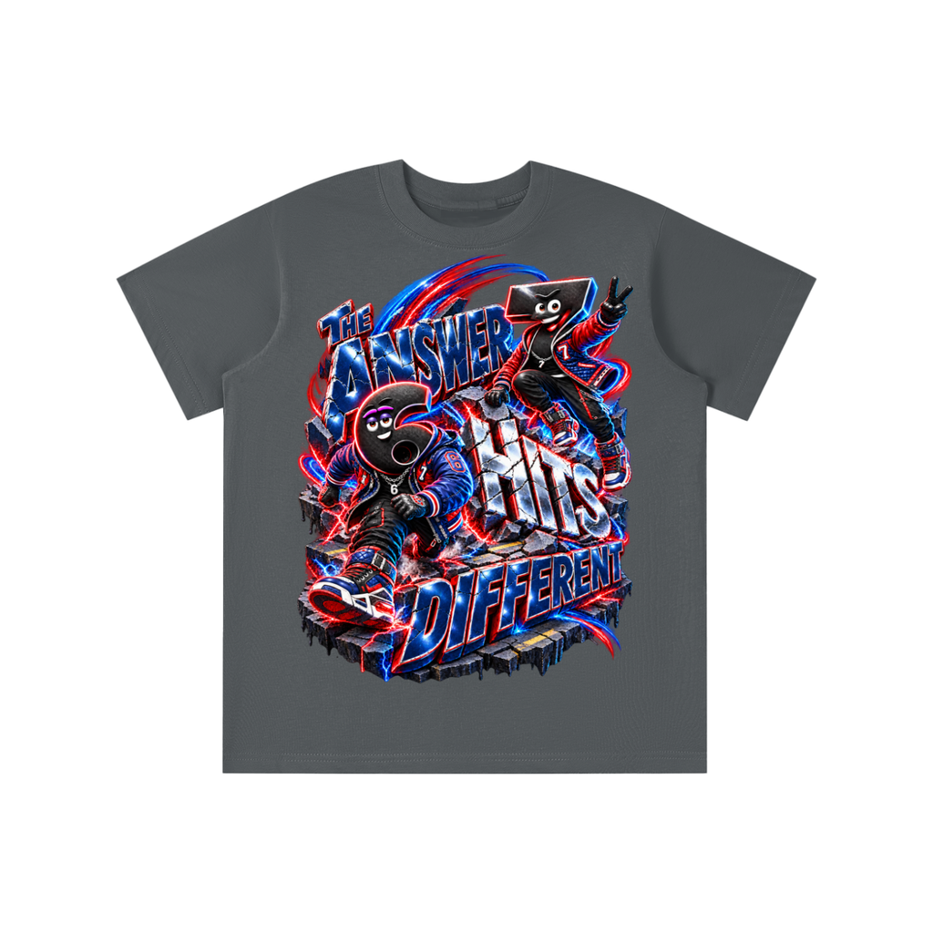 6-7 Street Mode™ Numbers Hit Different Graphic T-Shirt - Youth Unisex Tee