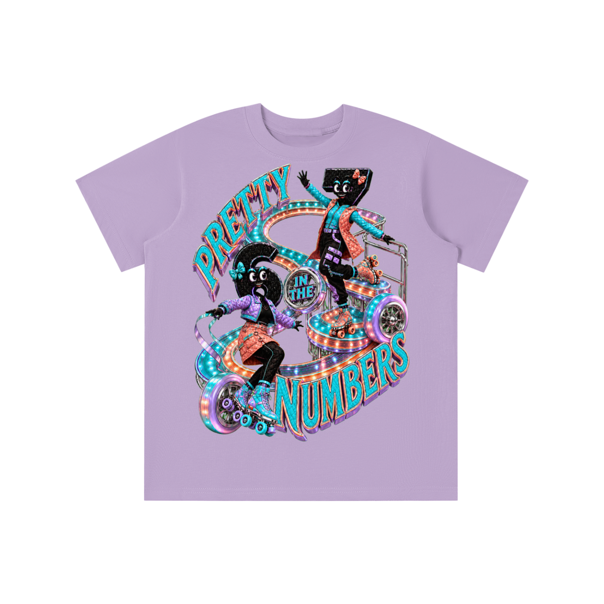 6-7 Street Mode™ Pretty in the Numbers Graphic T-Shirt - Youth Unisex Tee