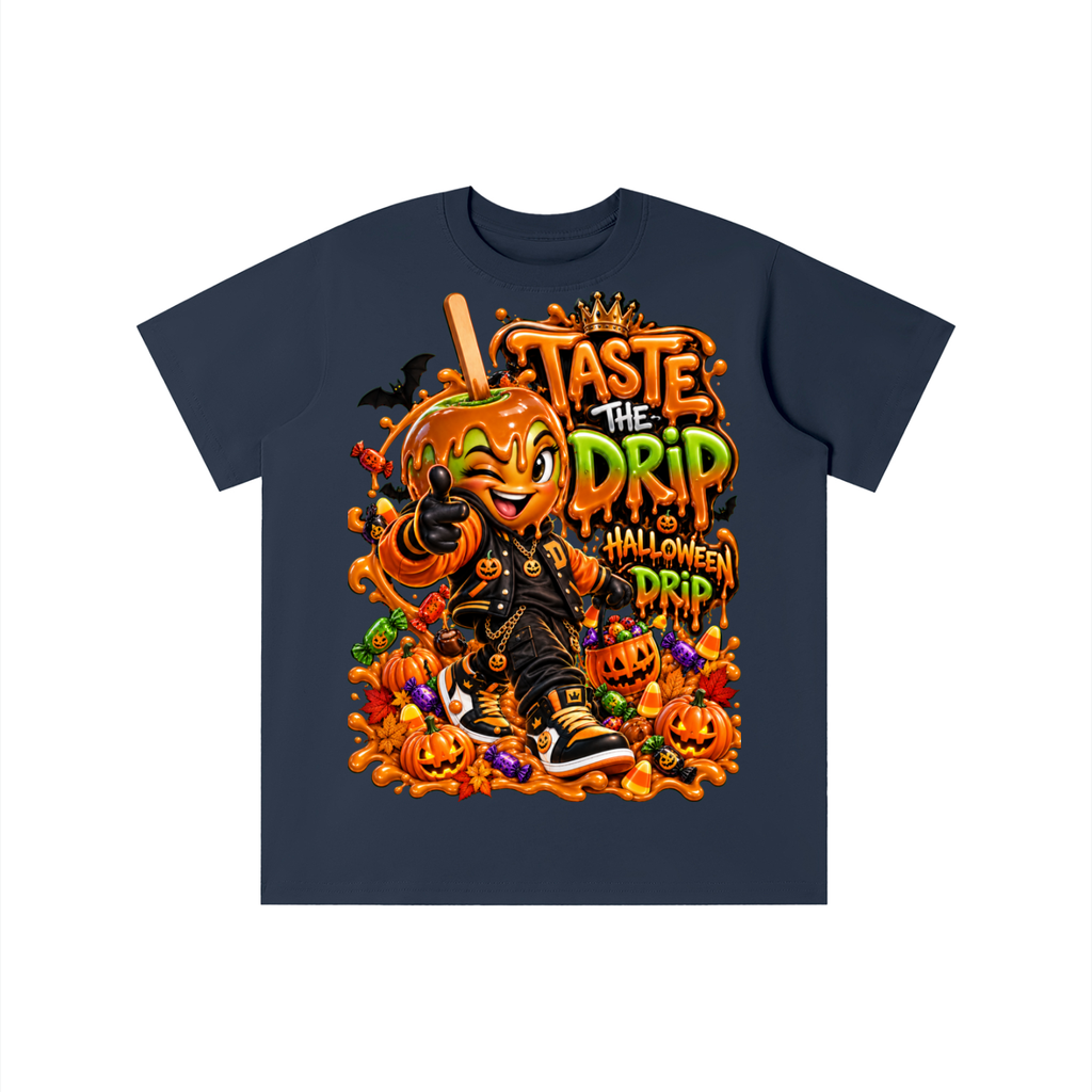Halloween Candy Apple Graphic T-Shirt - Taste the Drip - Youth Unisex Tee