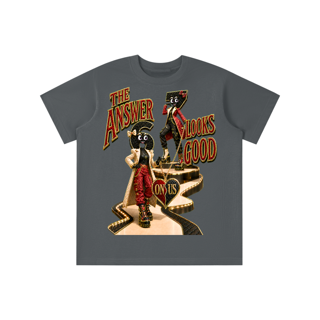 6-7 Street Mode™ The Answer Looks Good on Us Graphic T-Shirt - Youth Unisex Tee
