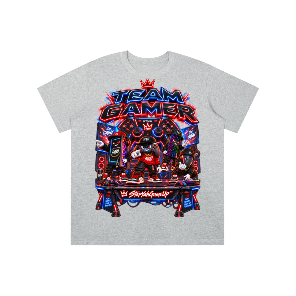 StepYahGameUp™ Team Gamer Graphic T-Shirt - Youth Unisex Tee
