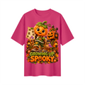 Halloween Pumpkin Kid Oversized Graphic T-Shirt - Growing Up Spooky - Unisex