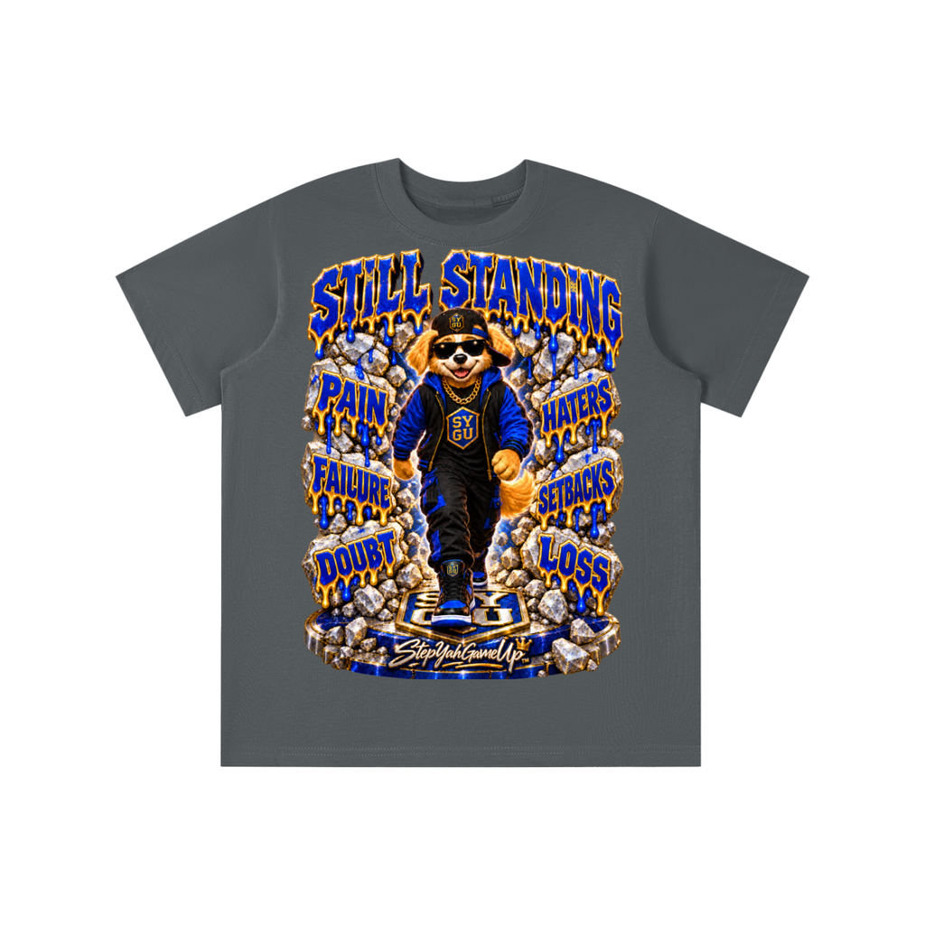 StepYahGameUp™ Still Standing Graphic T-Shirt - Youth Unisex Tee
