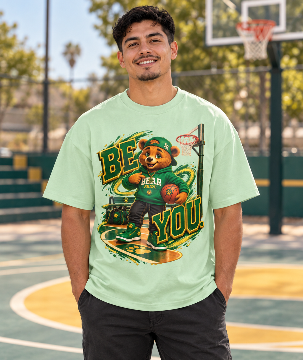 Lil Fantasy Legends™ Be You! Bear Pride Oversized Graphic T-Shirt - Unisex