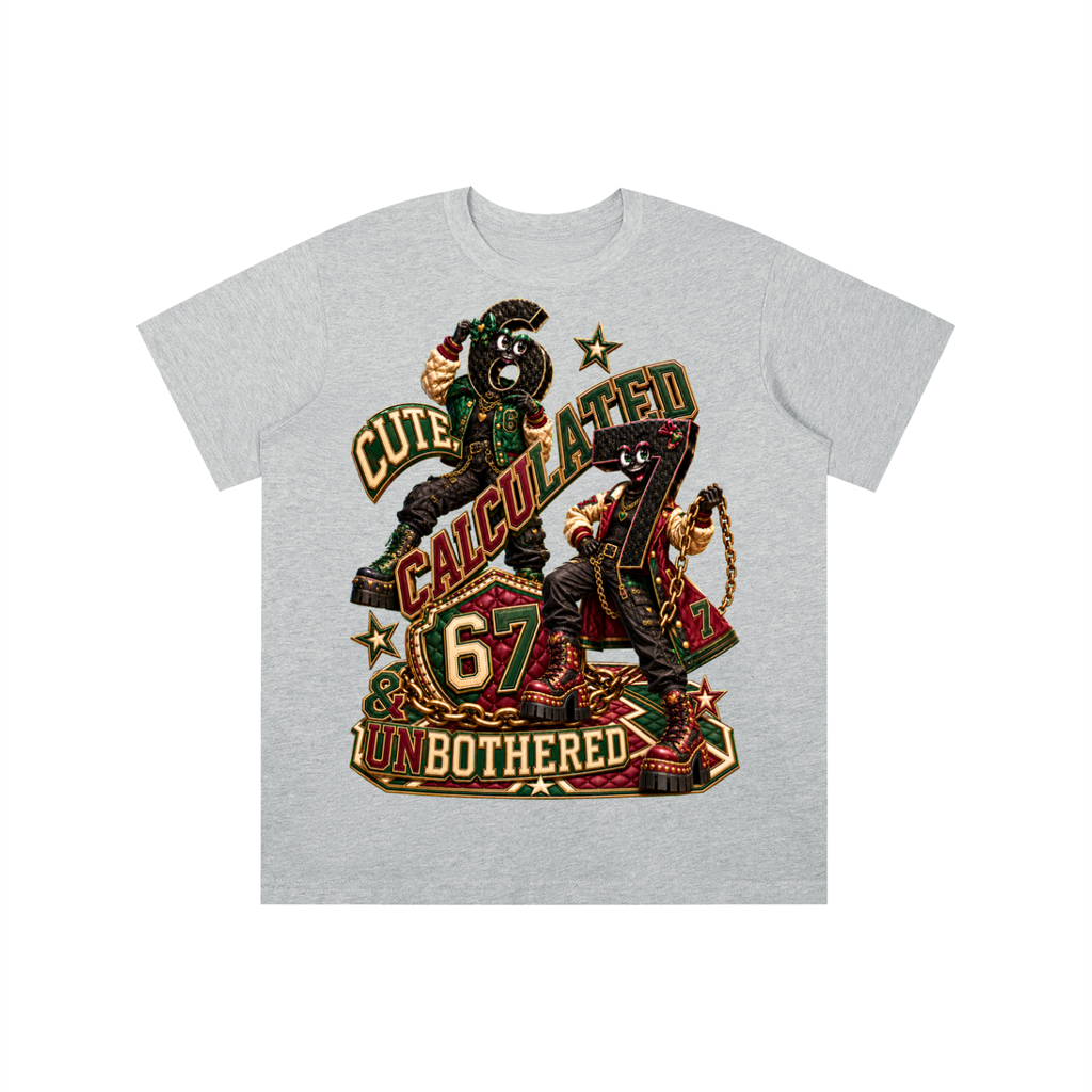 6-7 Street Mode™ Cute, Calculated & Unbothered Graphic T-Shirt - Youth Unisex Tee