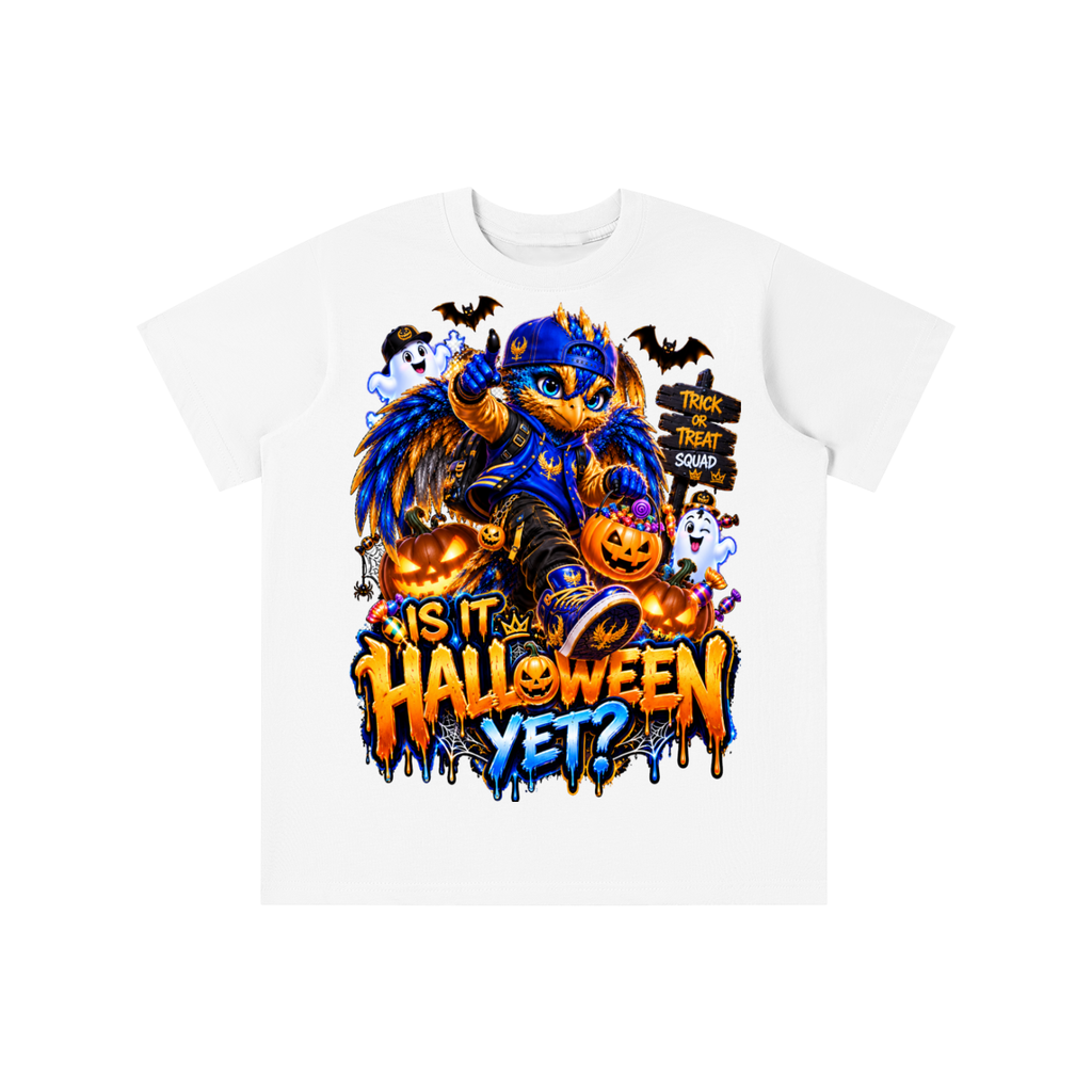 Halloween Owl Trick-or-Treat Graphic T-Shirt - Is It Halloween Yet? - Youth Unisex Tee