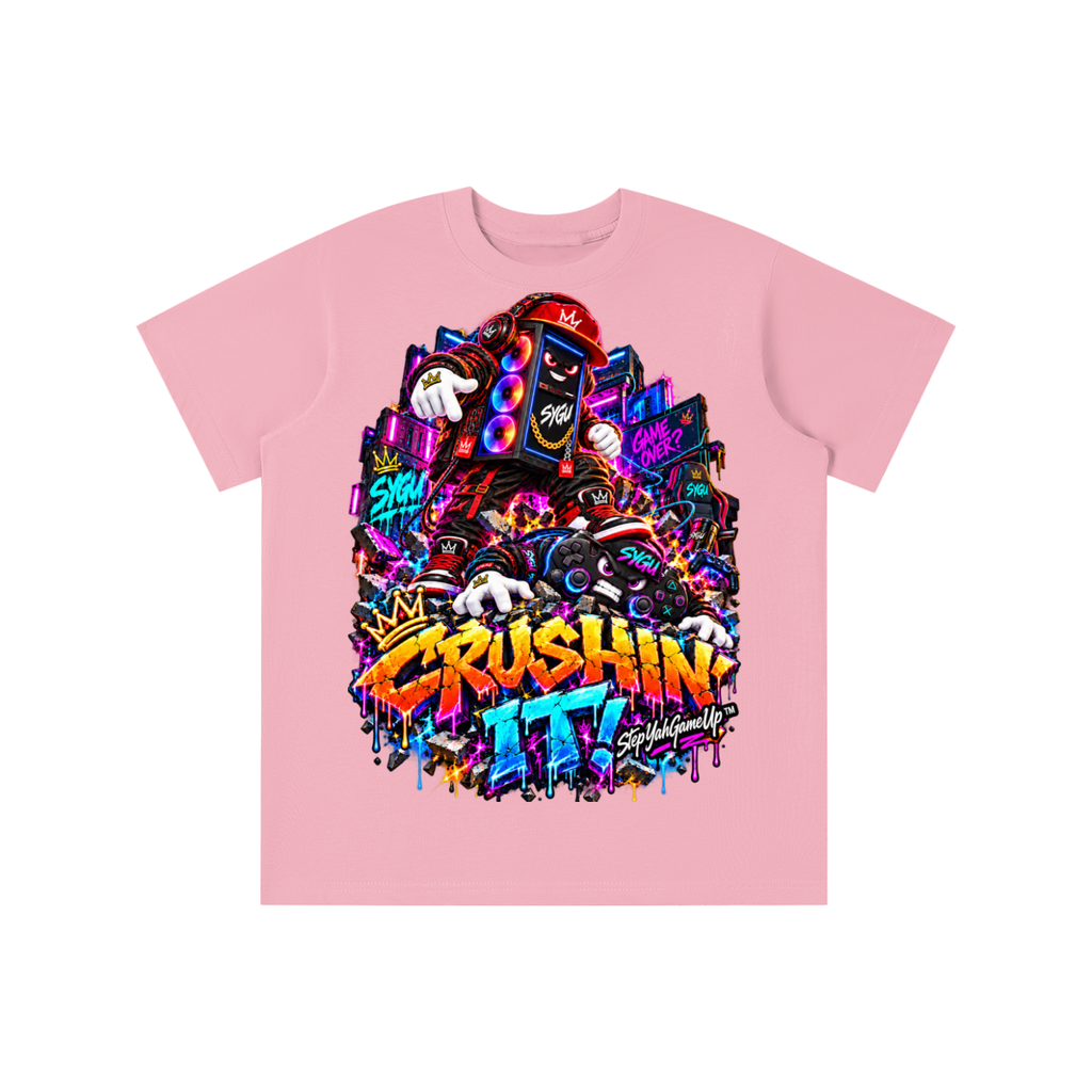 StepYahGameUp™ Crushin’ It! Graphic T-Shirt - Youth Unisex Tee