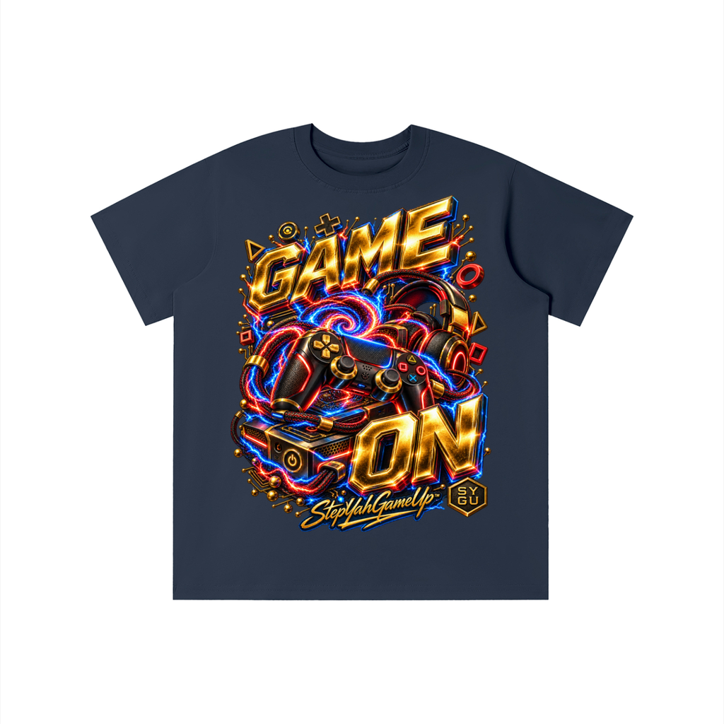 StepYahGameUp™ Game On Graphic T-Shirt - Youth Unisex Tee