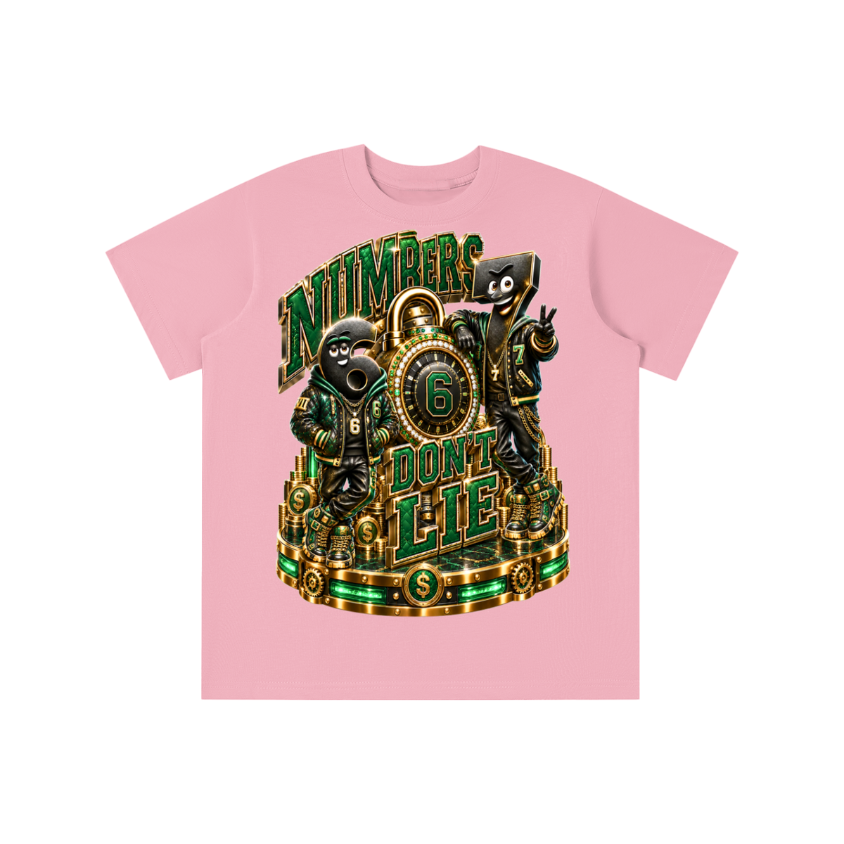 6-7 Street Mode™ Numbers Don’t Lie Graphic T-Shirt - Youth Unisex Tee