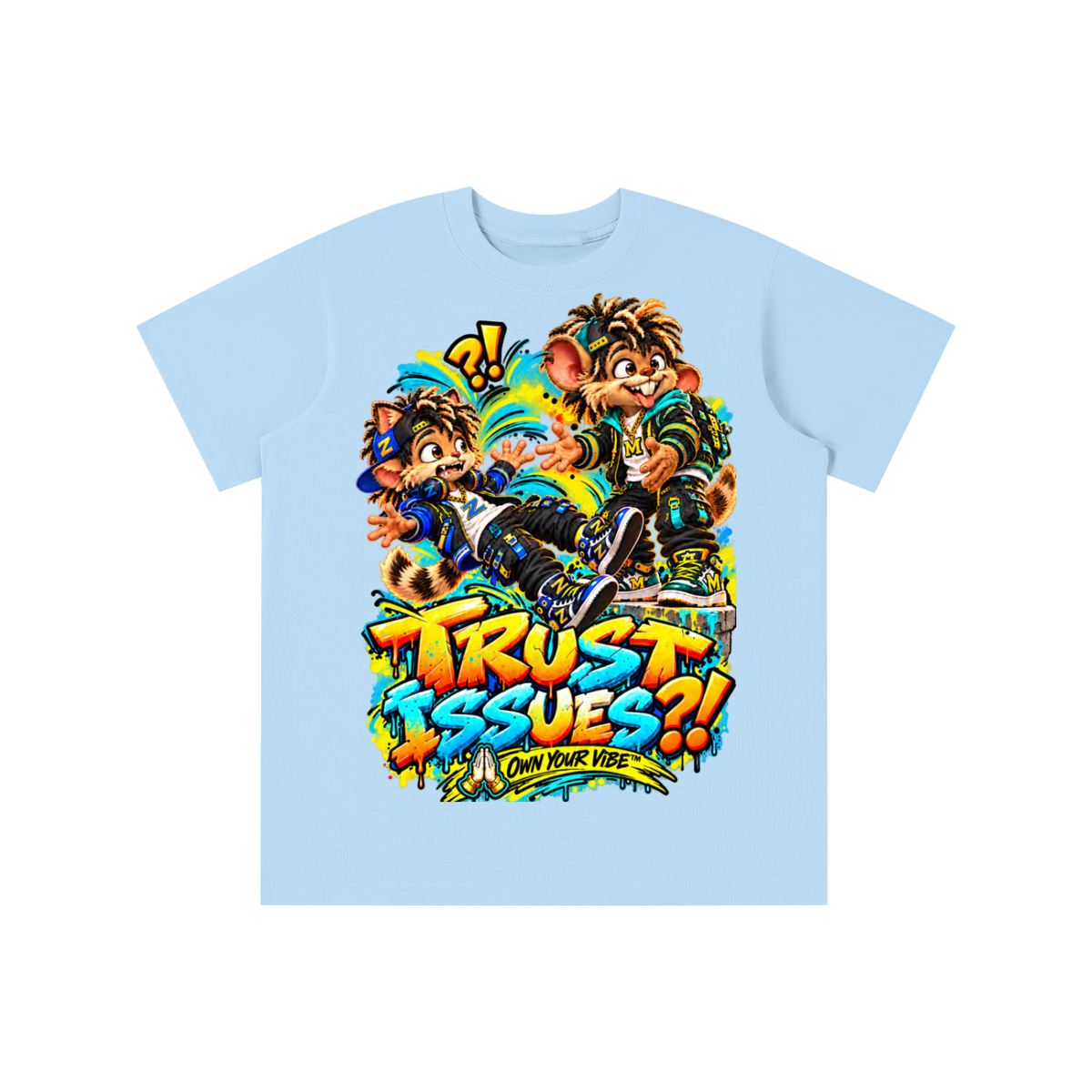 Own Your Vibe™ Trust Issues?! Graphic T-Shirt - Youth Unisex Tee