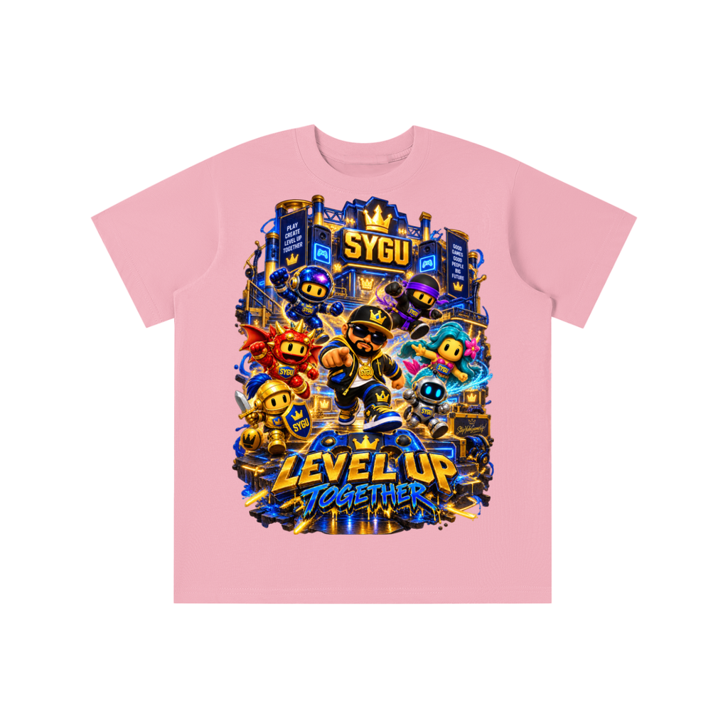 StepYahGameUp™ Level Up Together Graphic T-Shirt - Youth Unisex Tee