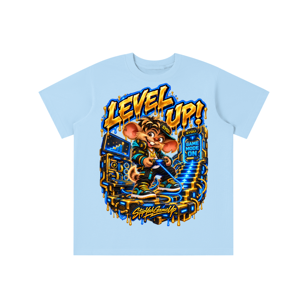 StepYahGameUp™ Level Up! Graphic T-Shirt - Youth Unisex Tee