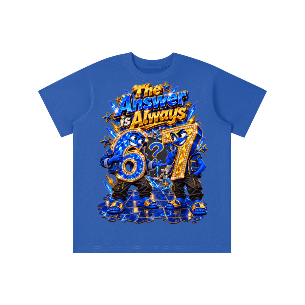 6-7 Street Mode™ The Answer Is Always 6-7 Graphic T-Shirt - Youth Unisex Tee