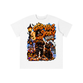 Halloween Pumpkin Kid Graphic T-Shirt - Good Vibes Spooky Nights - Youth Unisex Tee