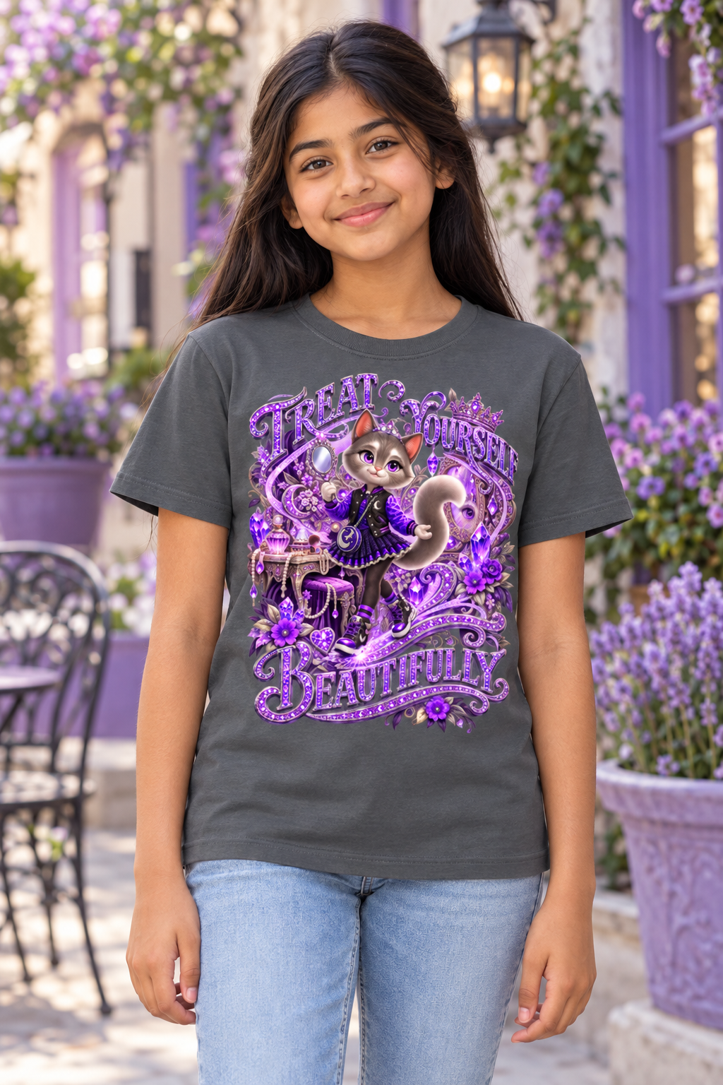 Lil Fantasy Legends™ Treat Yourself Beautifully Graphic T-Shirt - Youth Unisex Tee