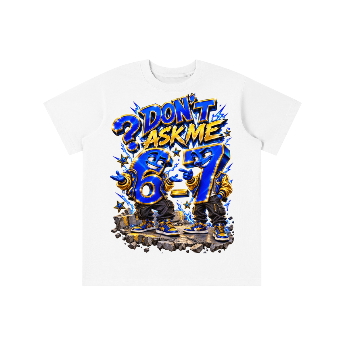 6-7 Street Mode™ Don’t Ask Me Graphic T-Shirt - Youth Unisex Tee