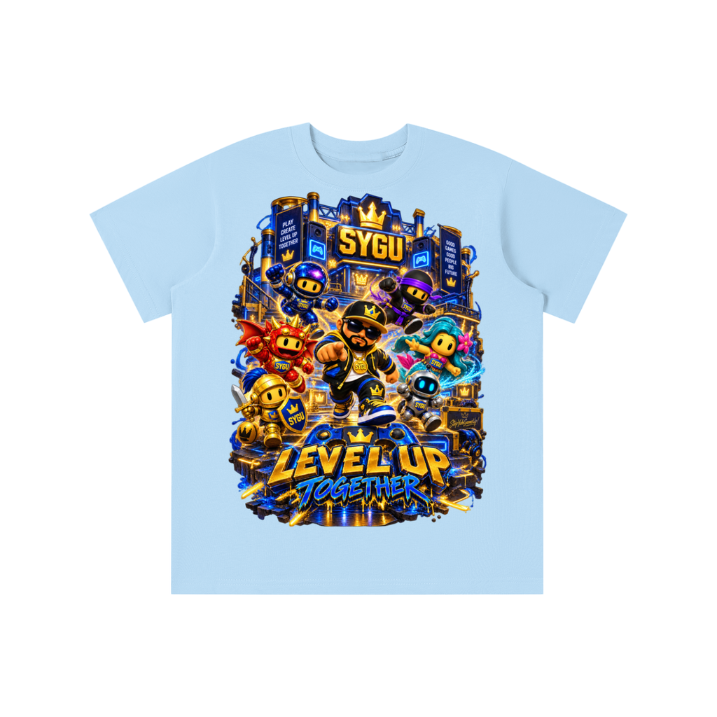StepYahGameUp™ Level Up Together Graphic T-Shirt - Youth Unisex Tee