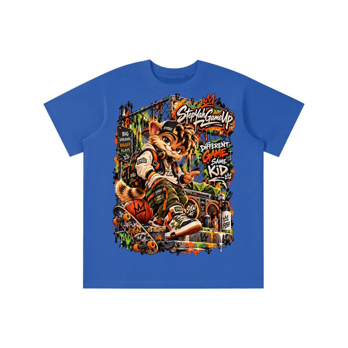 StepYahGameUp™ Different Game Same Kid Graphic T-Shirt - Youth Unisex Tee