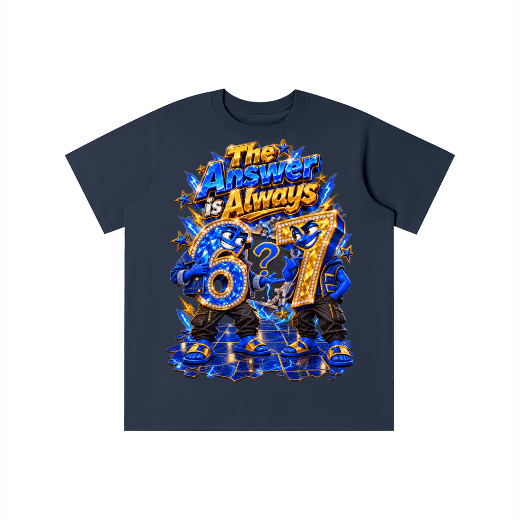 6-7 Street Mode™ The Answer Is Always 6-7 Graphic T-Shirt - Youth Unisex Tee