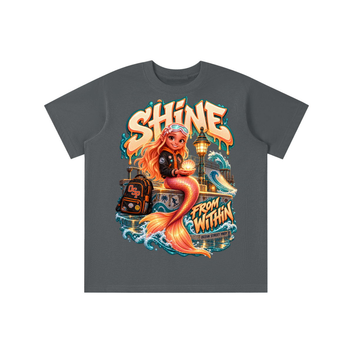 Ocean Street Prep™ Lil Pearl Shine From Within Graphic T-Shirt - Youth Unisex Tee