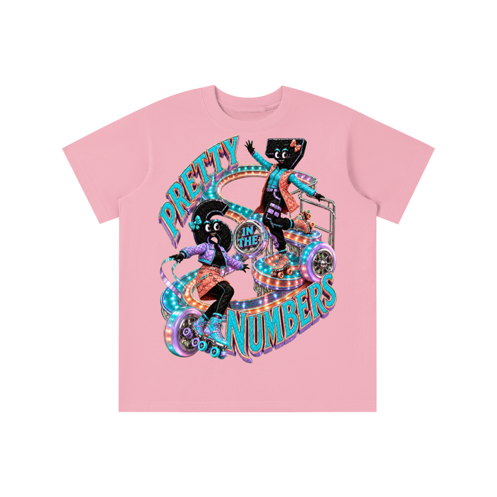 6-7 Street Mode™ Pretty in the Numbers Graphic T-Shirt - Youth Unisex Tee