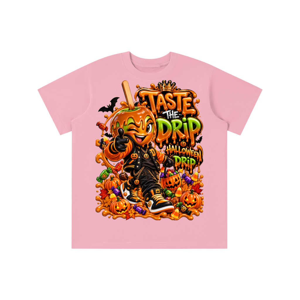 Halloween Candy Apple Graphic T-Shirt - Taste the Drip - Youth Unisex Tee