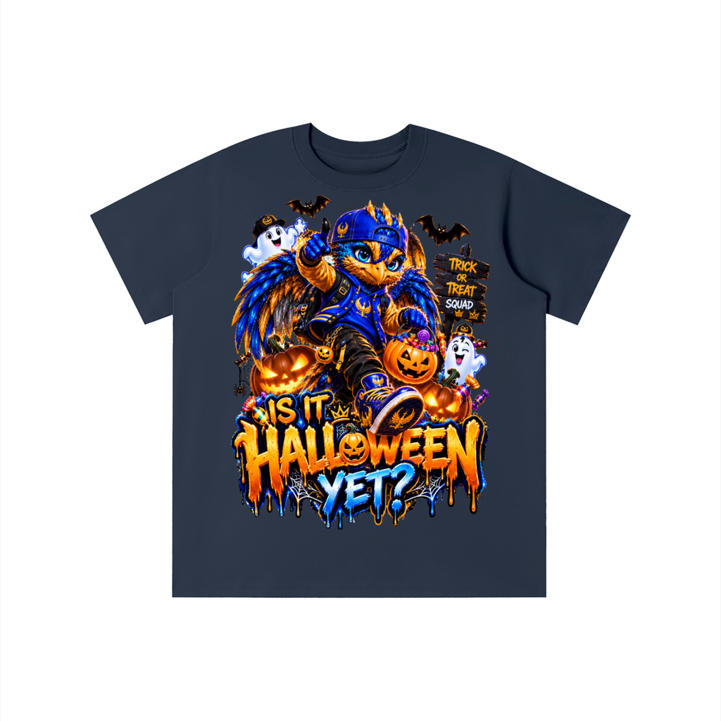 Halloween Owl Trick-or-Treat Graphic T-Shirt - Is It Halloween Yet? - Youth Unisex Tee