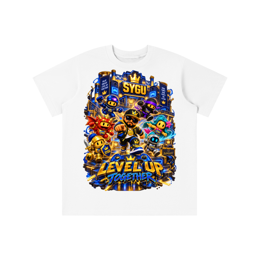 StepYahGameUp™ Level Up Together Graphic T-Shirt - Youth Unisex Tee