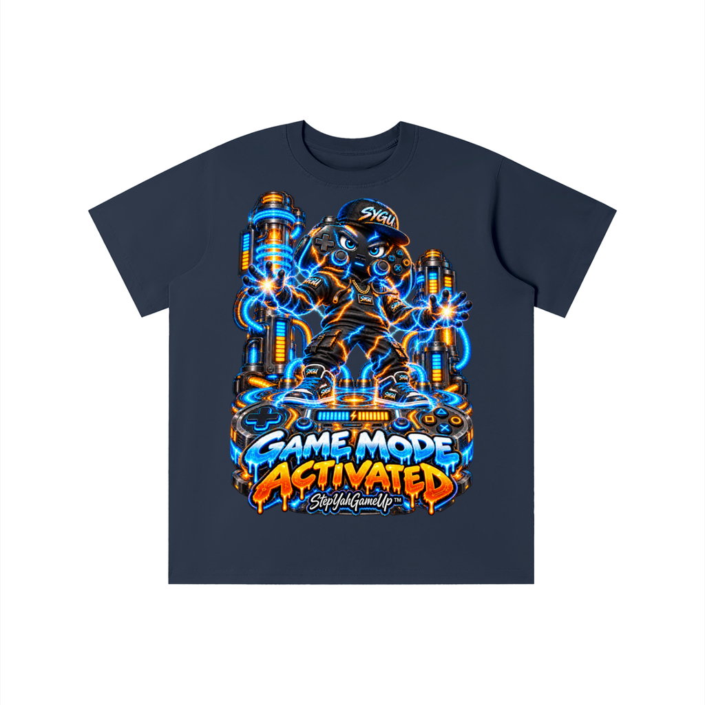 StepYahGameUp™ Game Mode Activated Graphic T-Shirt - Youth Unisex Tee