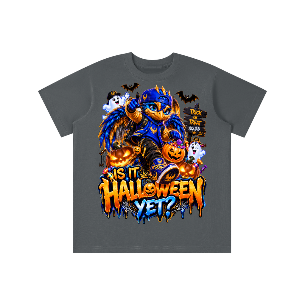 Halloween Owl Trick-or-Treat Graphic T-Shirt - Is It Halloween Yet? - Youth Unisex Tee
