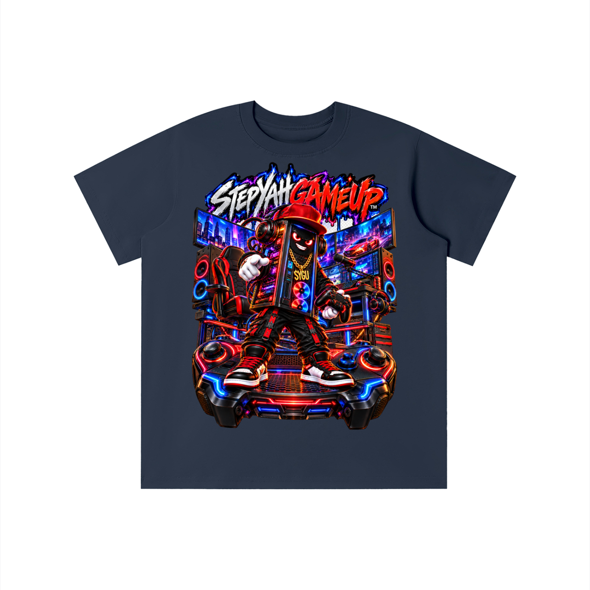 StepYahGameUp™ PC Tower Graphic T-Shirt - Youth Unisex Tee